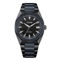 CITIZEN Attesa Series 100 Meters Waterproof Solar Quartz Titanium Strap 39mm Women's Watch Black Dial CB3046-76E juoda