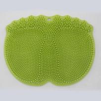 Large Silicone Shower Foot Scrubber Mat with NonSlip Suction Cups for Deep Cleaning and Massage