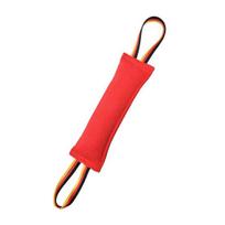 Dog Tug Toy Tear-Resistant Large Dog Bite Pillow Interactive Play Accessory Indoor Outdoor Pet Training Equipment raudona