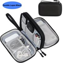 Universal Waterproof Cable Organizer Bag Travel Carrying Accessories Pouch for Electronics Wire-winding Storage