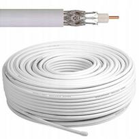 Kabel Antenowy Sat Tv Przewód Koncentryczny Do Anteny Lte Full Hd 4K 50 M