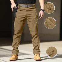 Men’s Cargo Pants Outdoor Multi Pocket Zipper Closure Lightweight Durable Stretch Fabric Trousers XXXL ruda