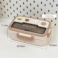 Cute Portable Lunch Box With Compartment For Girls School Kids Plastic Picnic Bento Box Microwave Food Storage Containers