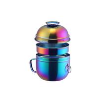 Stainless Steel Large Capacity Lunch Box Food Container Insulated Portable Bento Box with Leak Proof Lid for Meal Storage and Transport one size