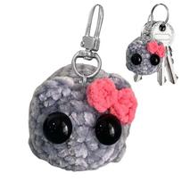ZAKOL Sad Hamster Violin Song Plush Keychain Bag Charm Funny Cute Key Ring Accessories Gift for Girlfriend