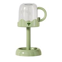 Adjustable Electric Toothbrush Holder Cup Stand Bathroom Accessory Simple Design Practical Use for Dormitory and Household Bathroom Organization one size žalia