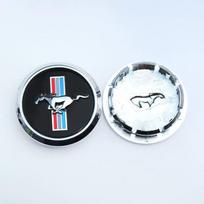 4 vnt. tinka Ford Mustang ratlankio dangtelis plastikinis dangtelis 68mm 55 automobilio modifikacijos centrinis dangtelio lipdukas automobilio ratlankio dangtelis