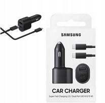 Ładowarka Samochodowa Samsung 45W+15W 2Xusb +Kabel