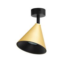 Reflektor Sufitowy Złoty Stożkowy Do Salonu Kuchni 1Xgu10 10W Cone Milagro