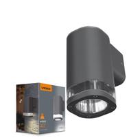Kinkiet Zewnętrzny Elewacyjny Szary 1Xgu10 Aluminium Ip54 Ar071 Videx