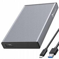 Reagle Obudowa Na Dysk Hdd Ssd 2,5  Kieszeń Sata Usb-C 3.1 Aluminium 6Gbps