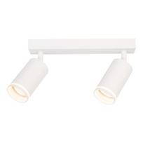 Lampa Sufitowa Nowoczesna Biała Listwa Ruchome Reflektorki 2Xgu10 10W Pipe Milagro