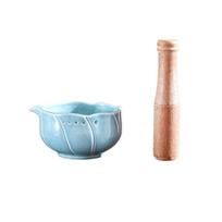 Multi-Purpose Design Food Grinder Tool Grinding Function Garlic Grinding Bowl  Kitchen Gadget mėlyna