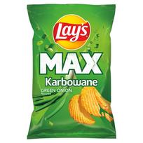 Lay's Max Riesti Bulvių Traškučiai Žaliųjų Svogūnėlių Skonio 120 G