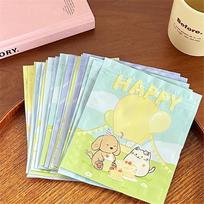 10Pcs New Cute Cartoon Zip-lock Bag Aluminum foil Self Sealing Gift Bag Creative Kawaii Packaging Bags Snack 5x5x5cm