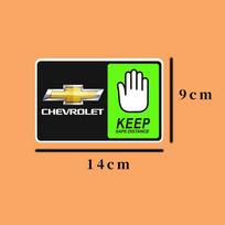 Suitable for Chevrolet Spark Captiva Cruze Tracker OrlandoTrax Keep Distance Car Decorative Waterproof Sticker Accessories žalia