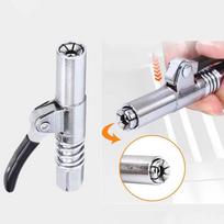 Grease Coupler Heavy-Duty Quick Release Grease Gun Coupler Npti/8 10000Psi sidabras