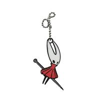 Hollow Knight Inspired Character Pendant Keychain with Metal Ball Chain Durable Design for Bag Decoration and Daily Use Accessory One Size balta