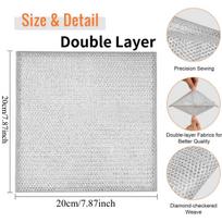 20pcs Triple-Layer Steel Wire Cleaning Cloths Dishwashing Rag, Durable Non Scratch Dish Rags for Washing Dishes 5pcs