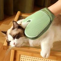 2-in-1 Reversible Pet Hair Remover Gloves for Cats & Dogs, Easy-Clean for Furniture/Car/Clothes, Random Color šviesiai žalios spalvos