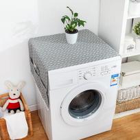 Double Door Refrigerator Dust-Proof Cover Washing Machine Cover With Storage Pockets Bags Universal Washer-dryer Cover Towel 70x170 cm
