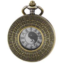 Antique Hollow Characteristic Quartz Pocket Watch Men's High Quality Necklace Timing Pendant Women's Jewelry Accessories Gift juoda