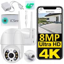 Kamera Obrotowa Zewnętrzna 4K Uhd 8Mp Wifi Icsee