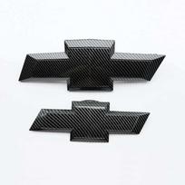 2pcs for 2013-2015 Chevrolet Malibu Front & Rear Black Bowtie Emblem 2013-2015