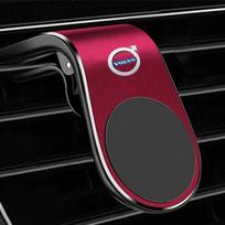 Car Phone Holder Stand For For Volvo XC40 XC60 XC90 C30 C70 S40 S60 S80 S90 T5 T6 T8 V40 V50 V60 V70 V90 AWD Auto Accessories raudona