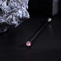 Detachable Crystal Tie Collar Needle Spiral Buckle Neckline Pin Shirt Collar Pin  Men Black Pink