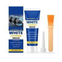 30g White Grease Multi-Purpose High-Temp Rresistance Mineral Oil Formula Lubricant For Car Sunroof Hinge Gear Bearing Chain Z1A9