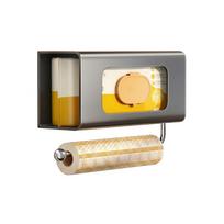 Easy Access Wall Mounted Paper Towel Holder Large Opening Toilet Roll Organizer  Household pilka