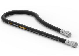 Waryński Smooth Sealed Hydraulic Hose M18x1.5 Straight, 1250mm, DN10 1SN, 18MPa (180 bar)