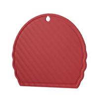 Double-Sided TPU Cutting Board Anti-Bacterial Non-Slip Cutting Mat Fruit Cutting Board  Kitchen Use raudona