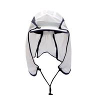 Sun Visor Flap Hat Quick Dry 5 Panel Baseball Cap Men Women Mesh Breathable Outdoor Fishing Neck Cover Sunshade Summer Hats 54-59 balta