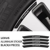 Car Sticker Wheel Hub Rim Logo Decals For Lexus ES240 ES250 ES350 IS250 IS300 RX270 GS NX300 RX300 RX350 RX400H SL430 CT200