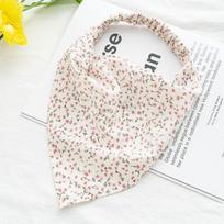Vasaros marginimas plaukams skara Scrunchies vintažinis trikampis bandanas plaukų juostelė galvos juosta elastinė plaukų juosta galvos apvyniojama plaukų priedai 1PC balta