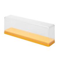 Stackable Action Figure Storage Box Transparent Cover Durable Display Case With Cover Figure Collection Box Dolls geltona