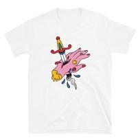 Knife Through Hand Trippy Mythical Nightmare T-Shirt S