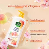 Dettol Sweet Peach Refreshing & Moisturizing Shower Gel