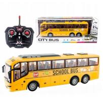 Didelis nuotolinio valdymo RC autobusas, kelioninis autobusas, pultelis, šviesos