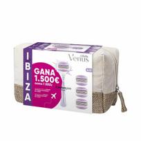 Skutimosi rinkinys Gillette Venus Breeze Neceser Ibiza skustuvas + 4 keičiamos kasetės ir kosmetinė