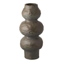 Vaza 14,5x33,5 cm Pilka Keramika