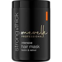 Plaukų kaukė Mevelle Professional Strong & Thick su biotinu ir retinoliu, nusilpusiems plaukams, 900 ml