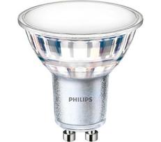LED lempa PHILIPS, 5W (=50W), GU10, 220-240V, 3000K, 120°, 550 lm, 15.000 val.iklinis korpusas