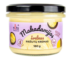 PuNuts 100% Makadamijos Riešutų Užtepas 180 g.