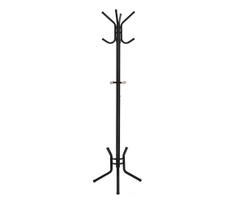 Pastatoma drabužių kabykla LINEA, juoda