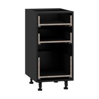 Spintos rėmas, virtuvei Vento D3S_H-40/82, 52 cm x 40 cm, 82 cm, juoda sp.