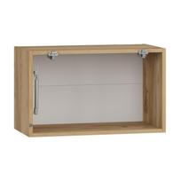 Spintos rėmas, virtuvei Vento GO-60/36 With Glass, 30 cm x 60 cm, 36 cm, ąžuolo medienos imitacija sp.