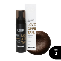 Veoli Botanica Love At First Tan savaiminio įdegio putos, Cocoa Kiss, 200 ml.